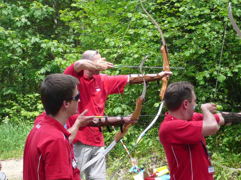 Checkpoint-eigenes Outdoor-Trainingsgelände für Team-Training